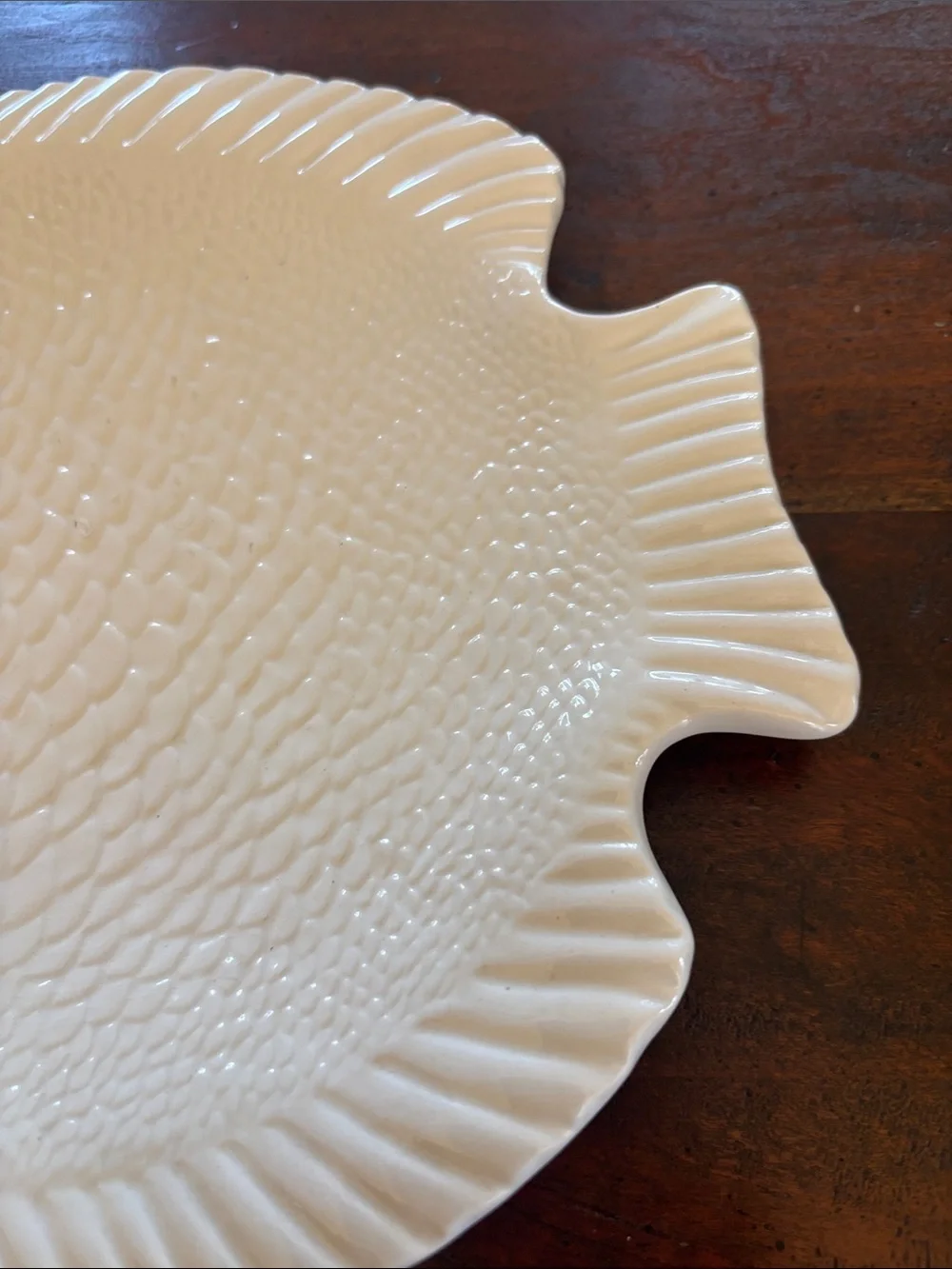 Baum Bros White Fish Plate